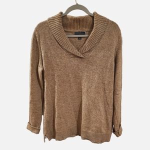 Karen Scott shawl collar sweater  size medium